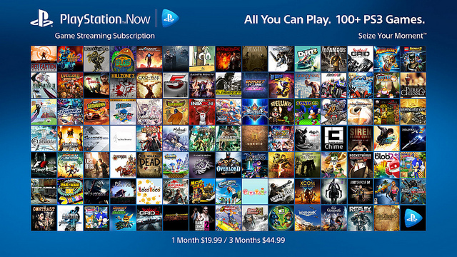 Algunos de los juegos disponibles por el momento en PS Now