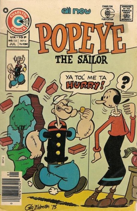 Popeye también protagonizó Cómics en diversas compañías