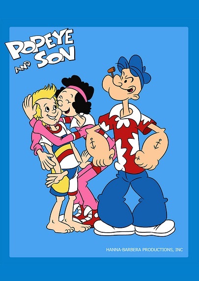 Hanna-Barbera trató de modernizar al personaje en Popeye e Hijo