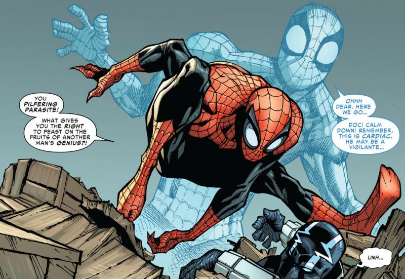 El espíritu de Peter Parker tratará de impedir que Otto se pase de la raya
