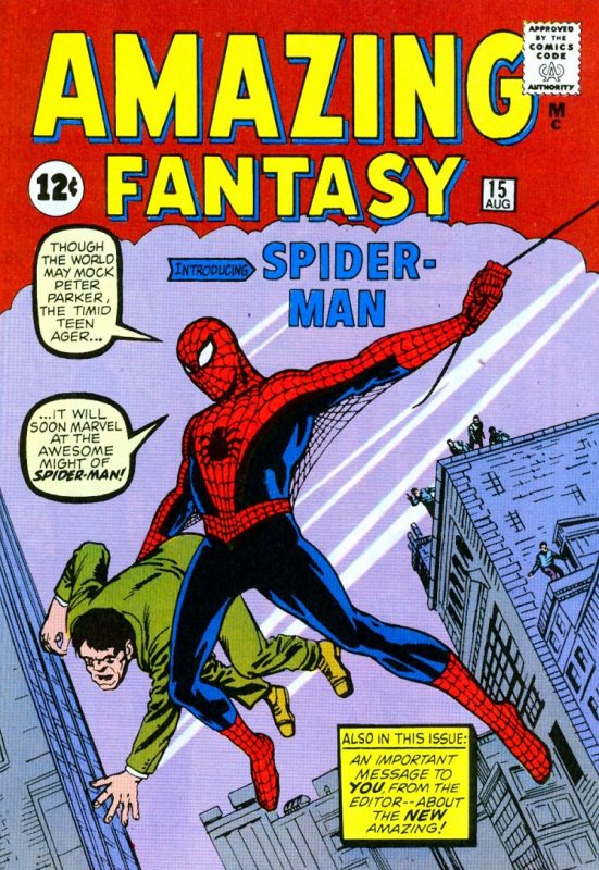 Primera aparición de Spider-man