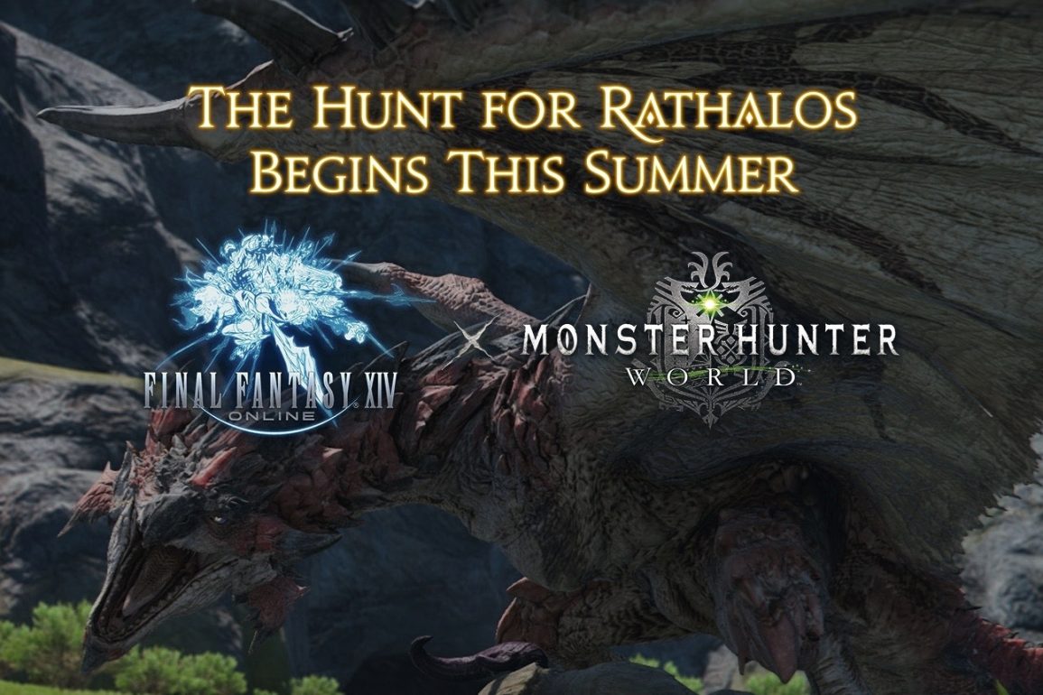Final Fantasy XIV Online - Monster Hunter World - Rathalos