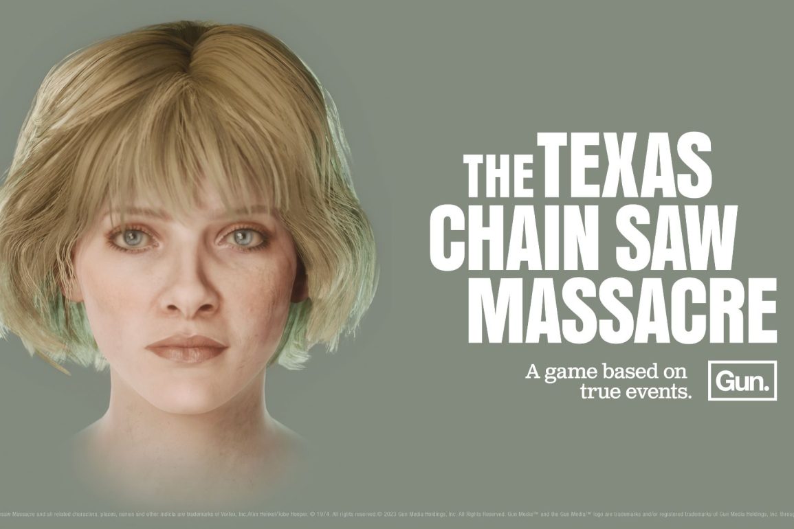 Barbara Crampton como su personaje Virginia en The Texas Chain Saw Massacre