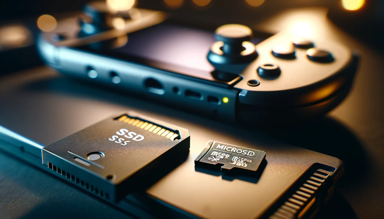 SSD y microSD por DALL-E